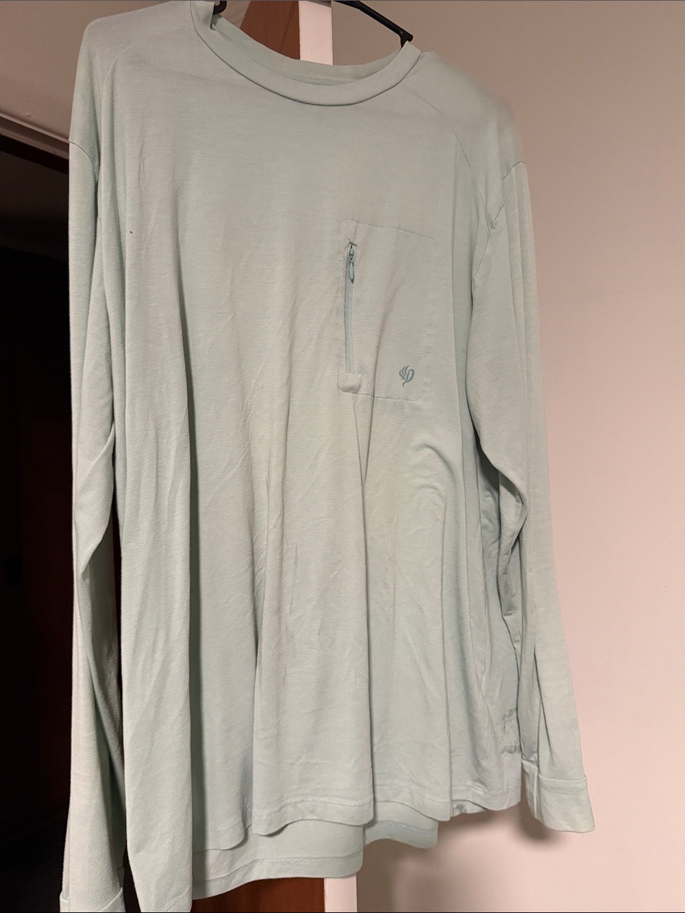 Men's Duck Camp Long-Sleeve Seafoam shirt